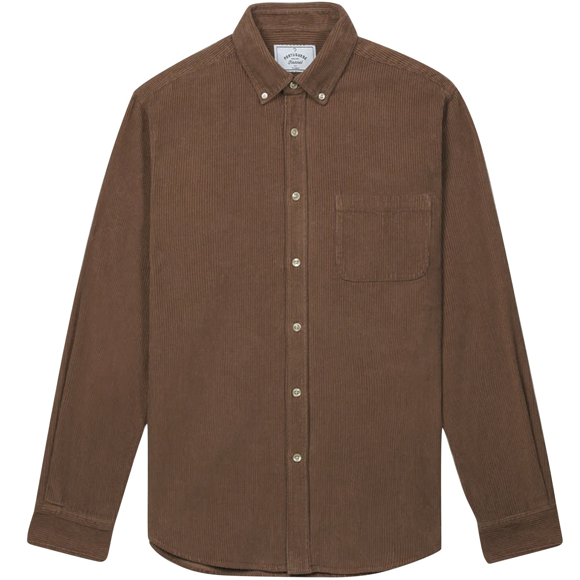 Portuguese Flannel Lobo Corduroy Shirt - Brown