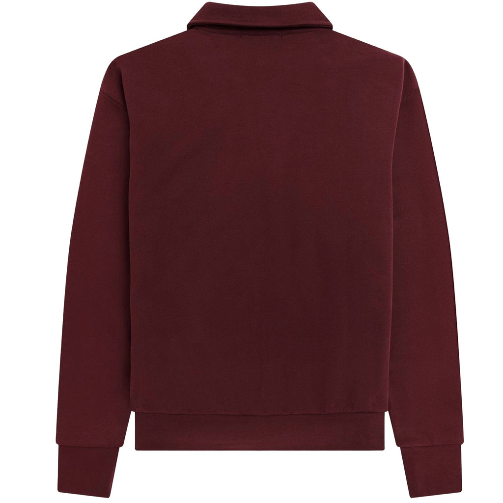 Fred Perry Reissues Half-Zip Sweatshirt - Oxblood