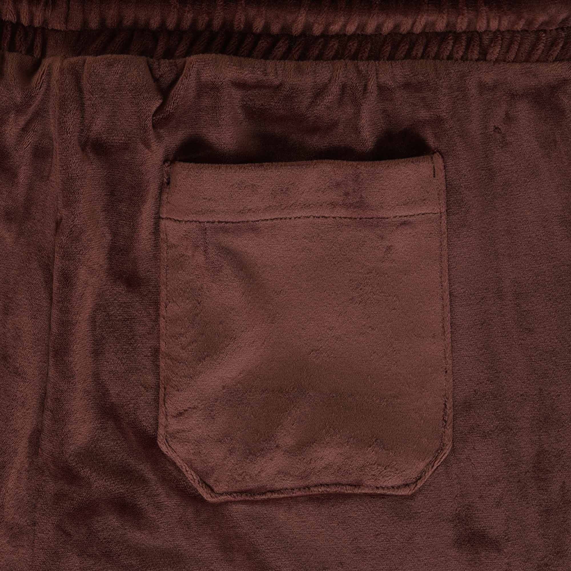 Fila Vintage Lir Velour Track Pant -  Brown Stone