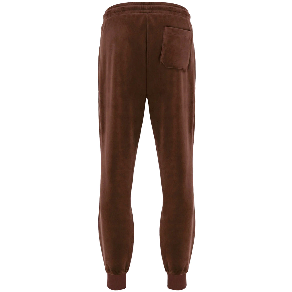 Fila Vintage Lir Velour Track Pant -  Brown Stone
