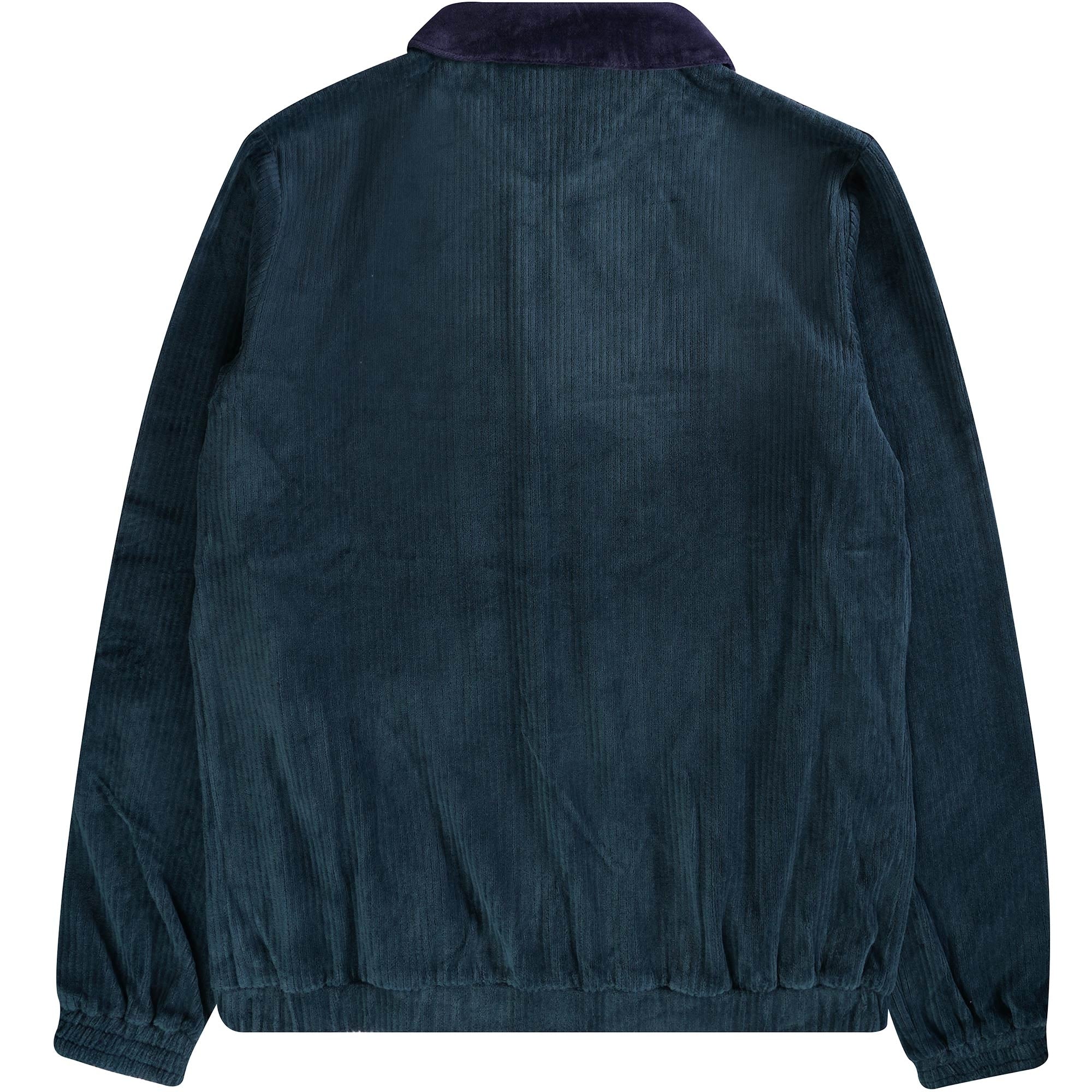 Fila Vintage Gerardos Velour Jacket -  Dark Teal
