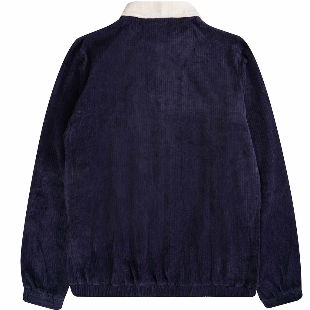 Fila Vintage Gerardos Velour Jacket -  Navy