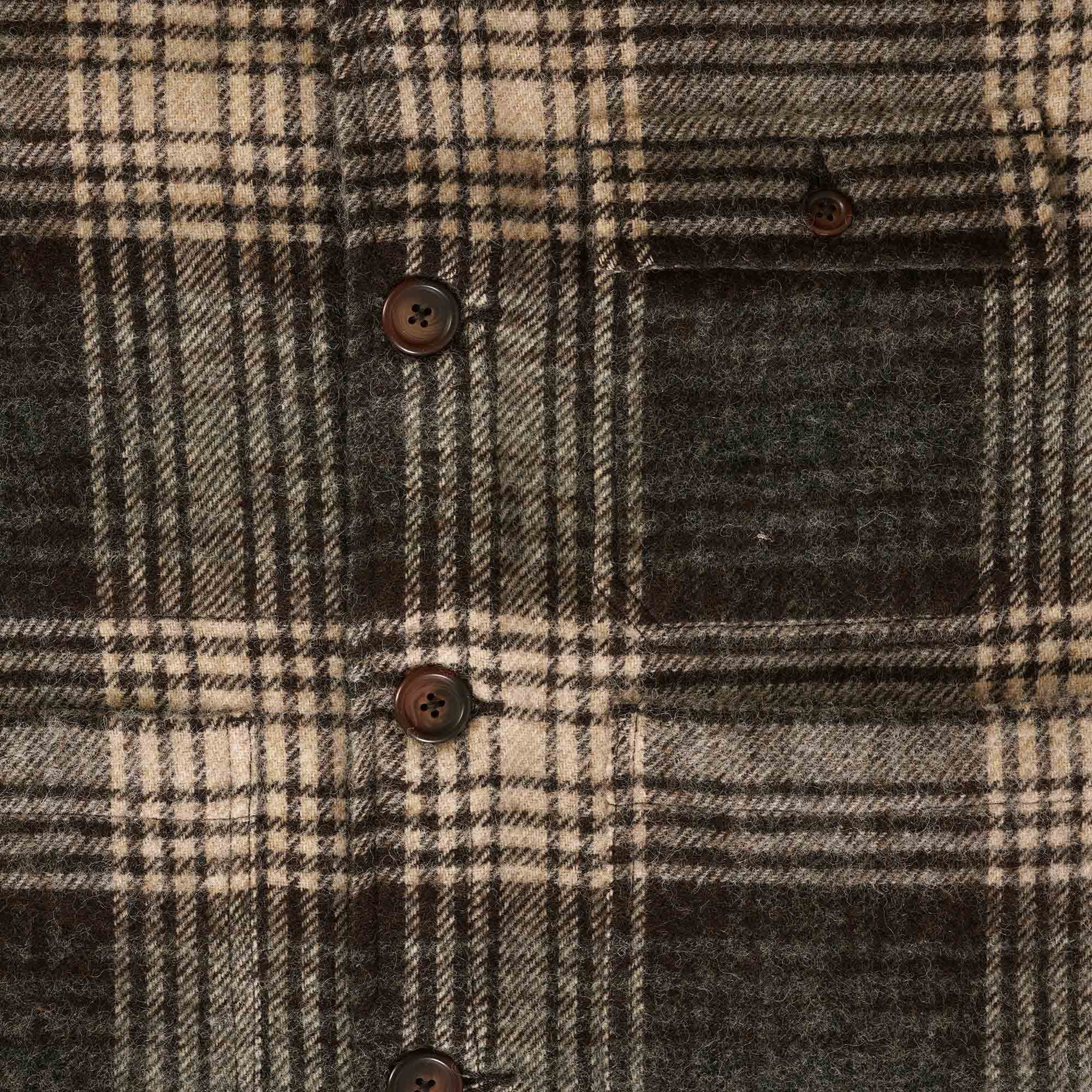 Universal Works Cabin Jacket - Brown Moon Check