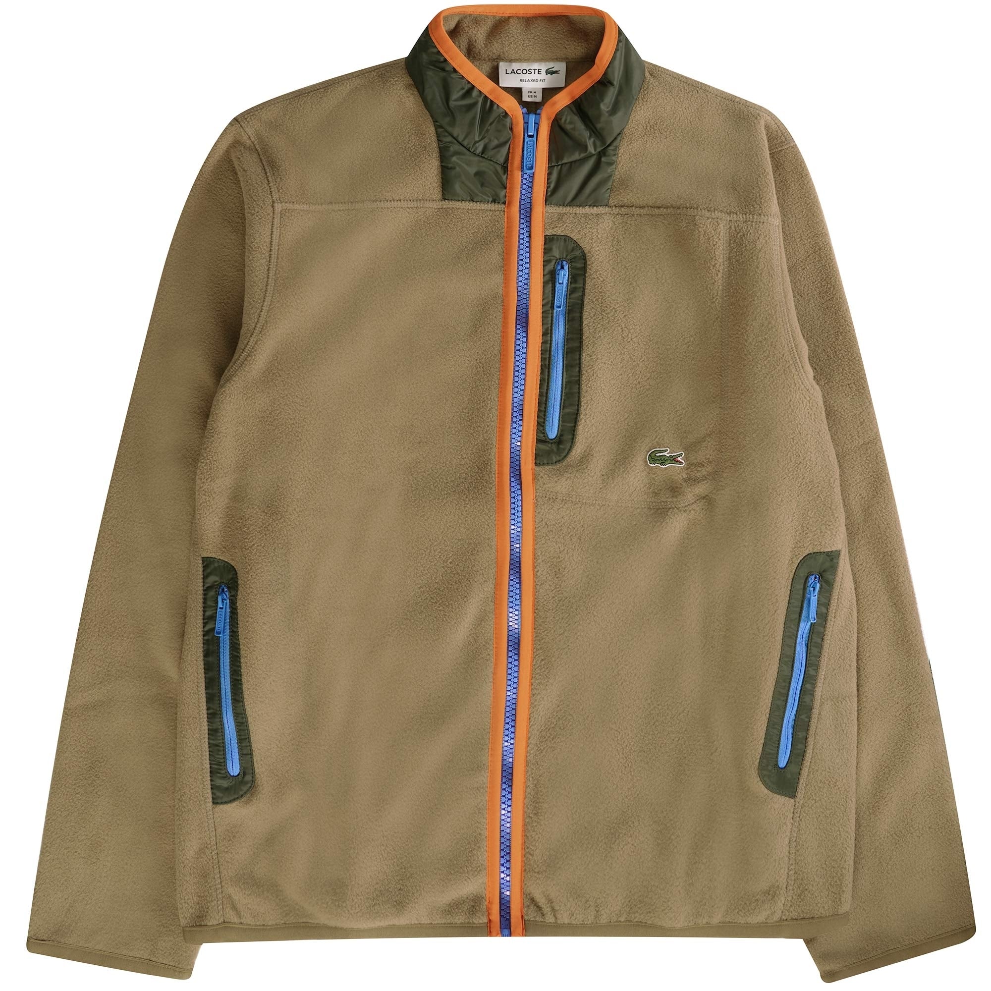 Lacoste Fleece Jacket - Brown