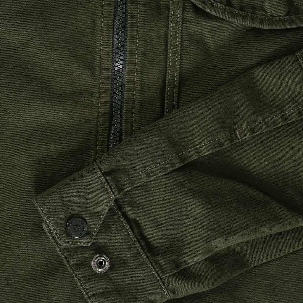 Ma Strum Zip Front Overshirt - Oil Slick