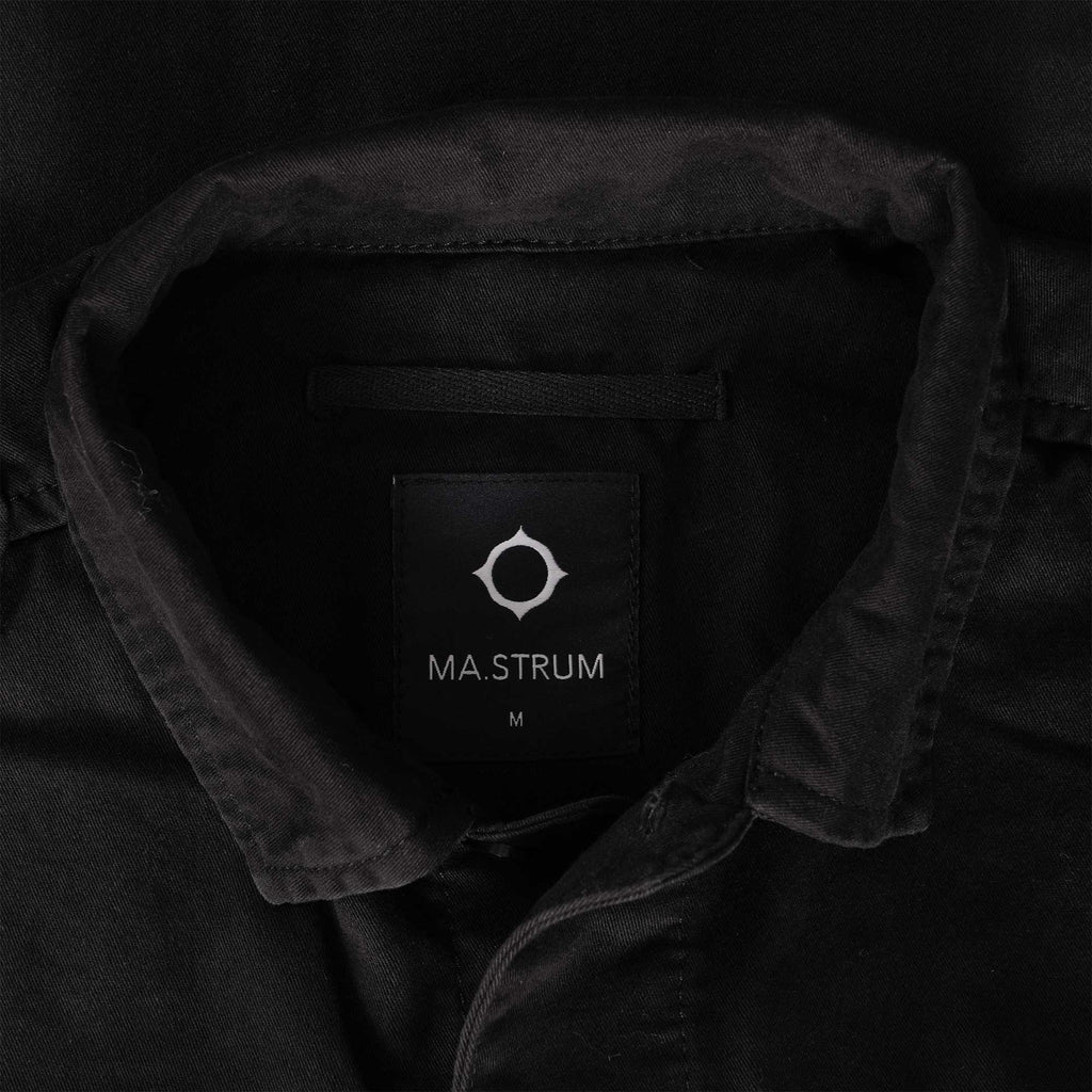 Ma Strum Two Pocket Overshirt - Jet Black