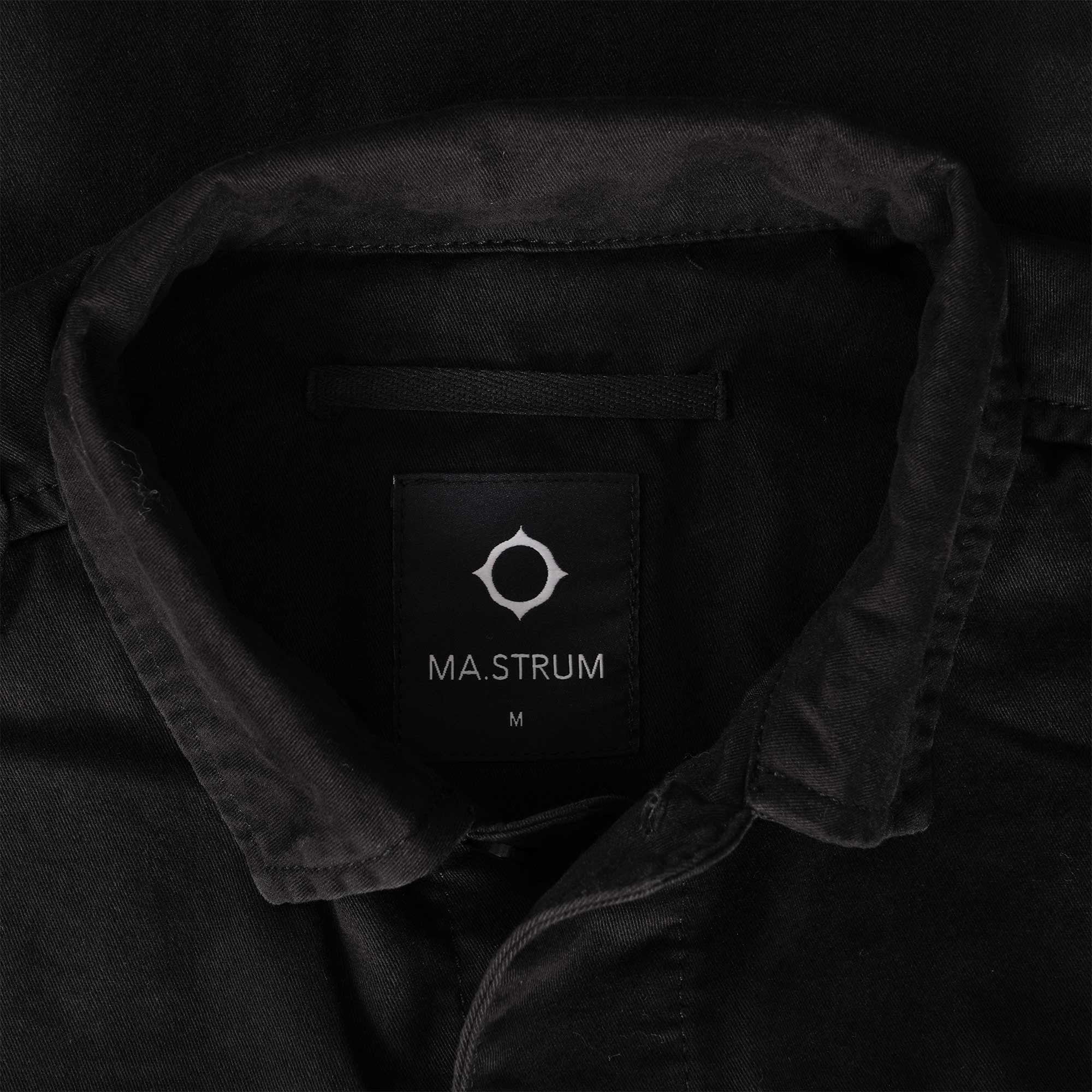 Ma Strum Two Pocket Overshirt - Jet Black