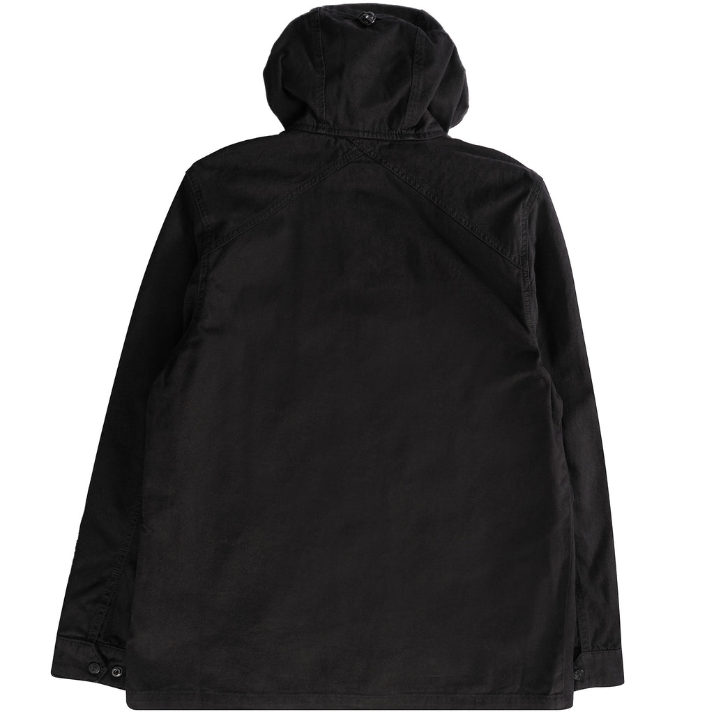 Ma Strum Zip Front Hooded Jacket - Jet Black
