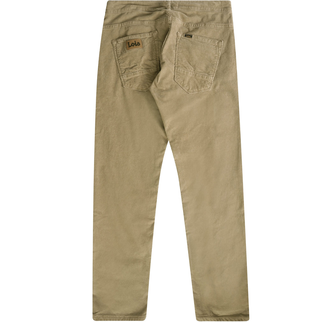 Lois Jeans Sierra Thin Cord Trousers - Dark Sand
