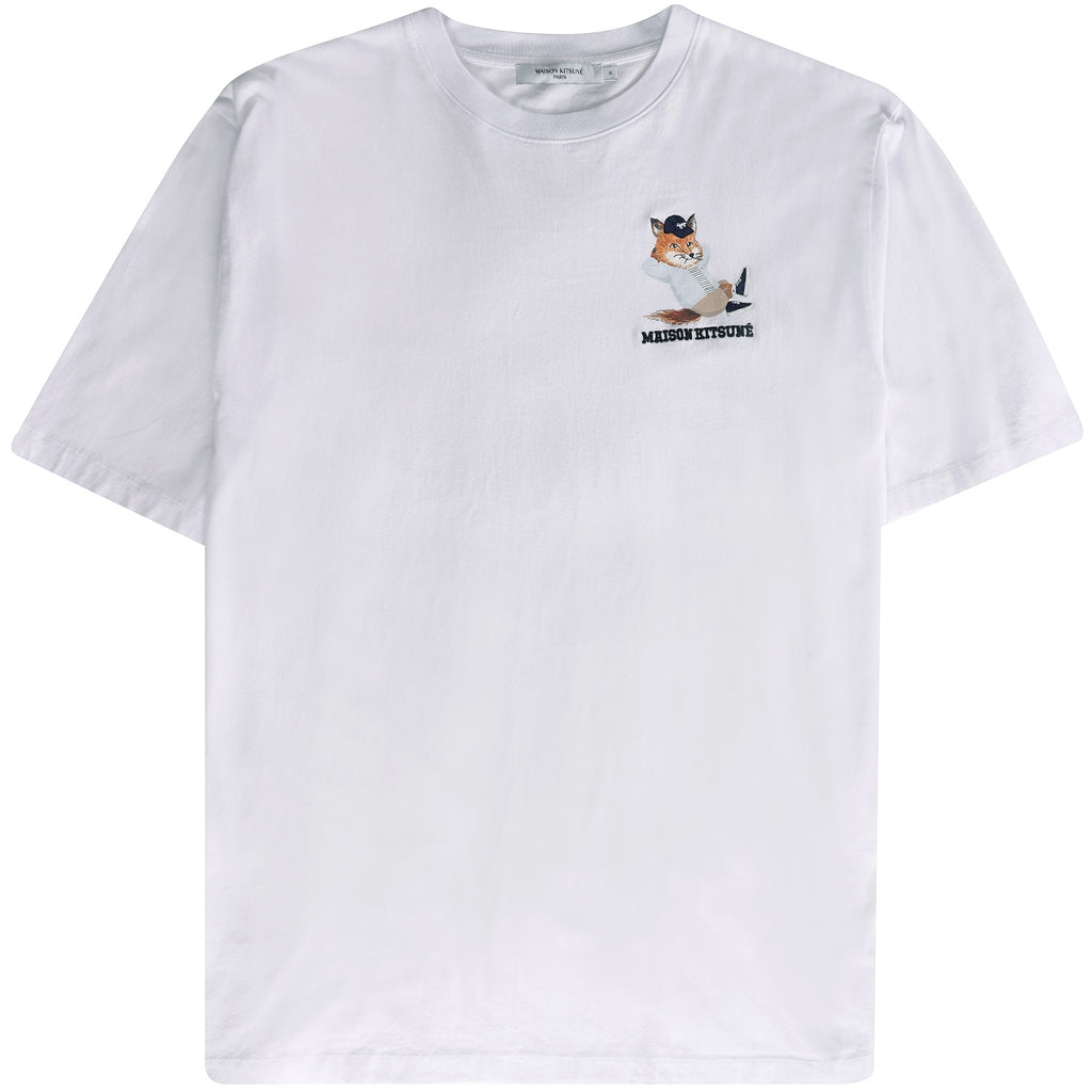 Maison Kitsune Dressed Fox Patch T-Shirt - White