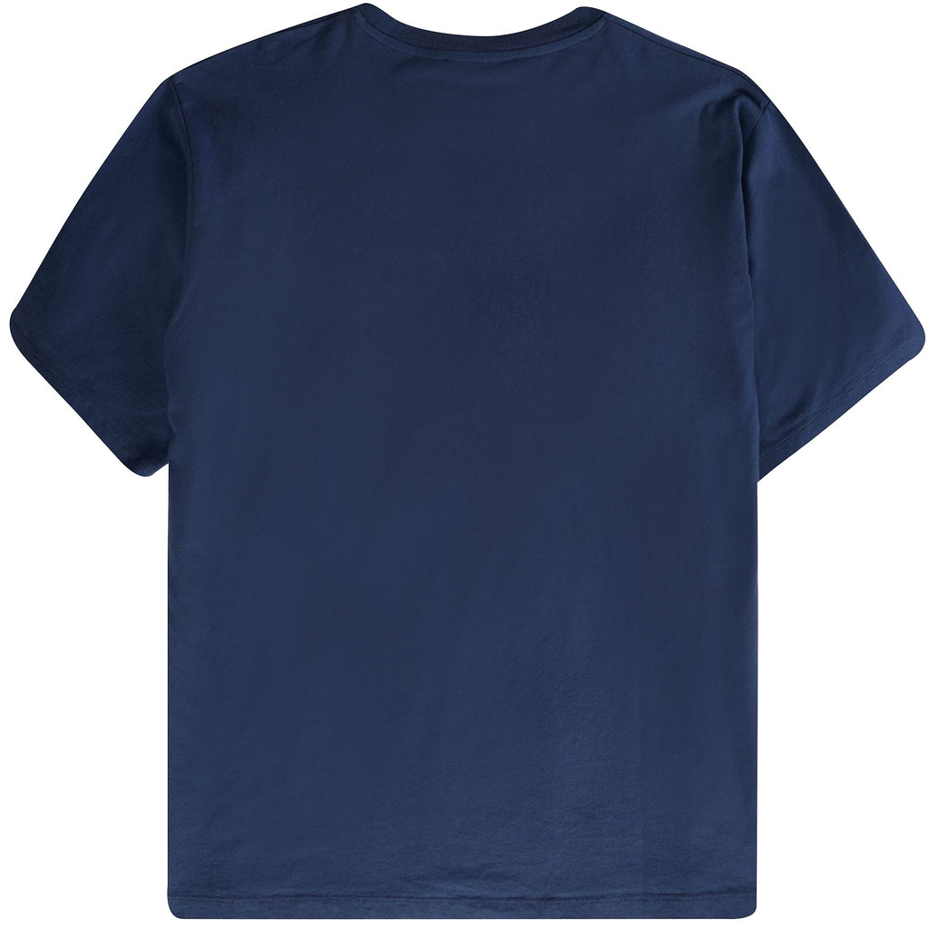 Maison Kitsune Dressed Fox Patch T-Shirt - Blue Denim