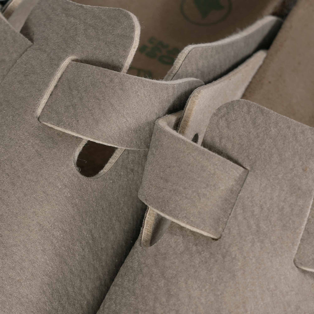 Birkenstock Boston - Desert Dust Gray Taupe