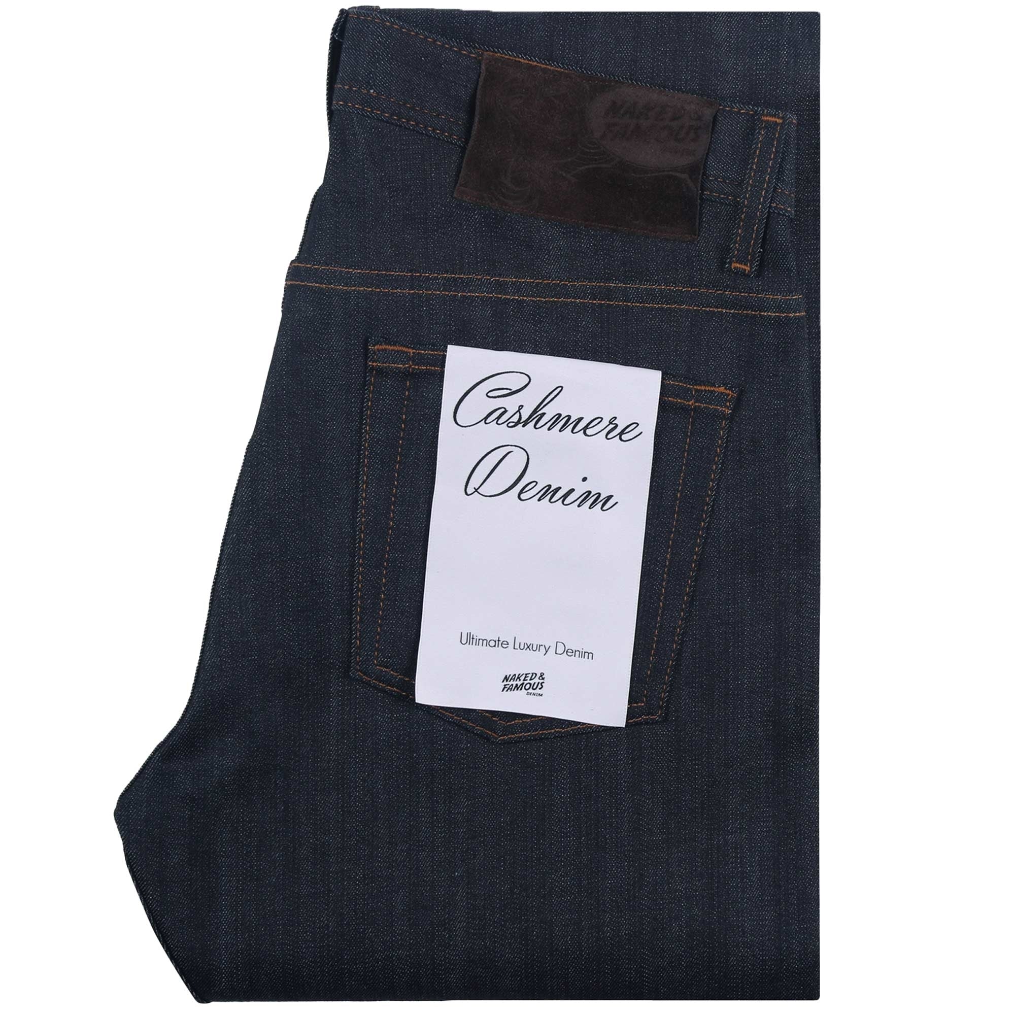 Naked and Famous Denim Super Guy Cashmere Blend Stretch Denim - Indigo