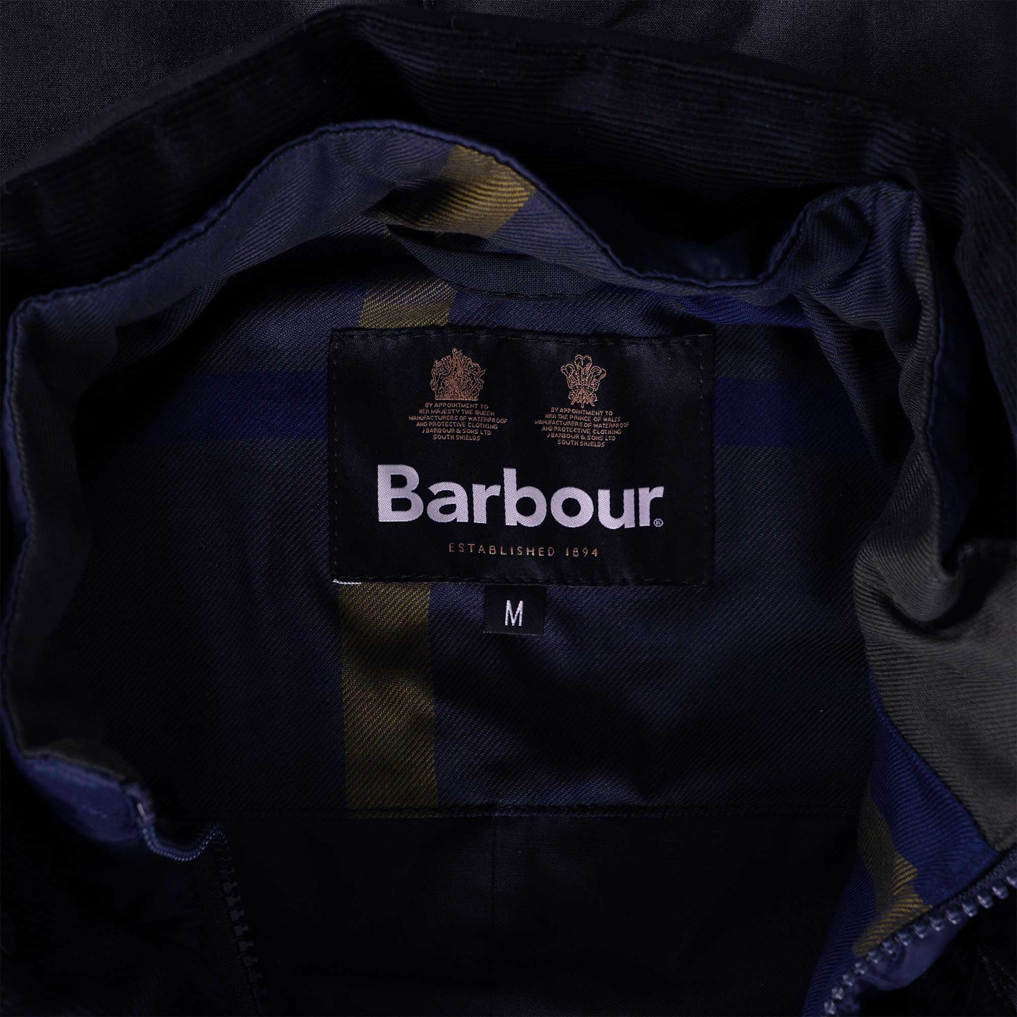 Barbour Century Wax Jacket - Navy