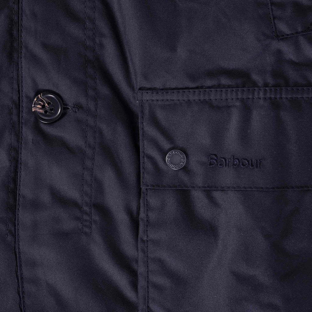 Barbour Century Wax Jacket - Navy