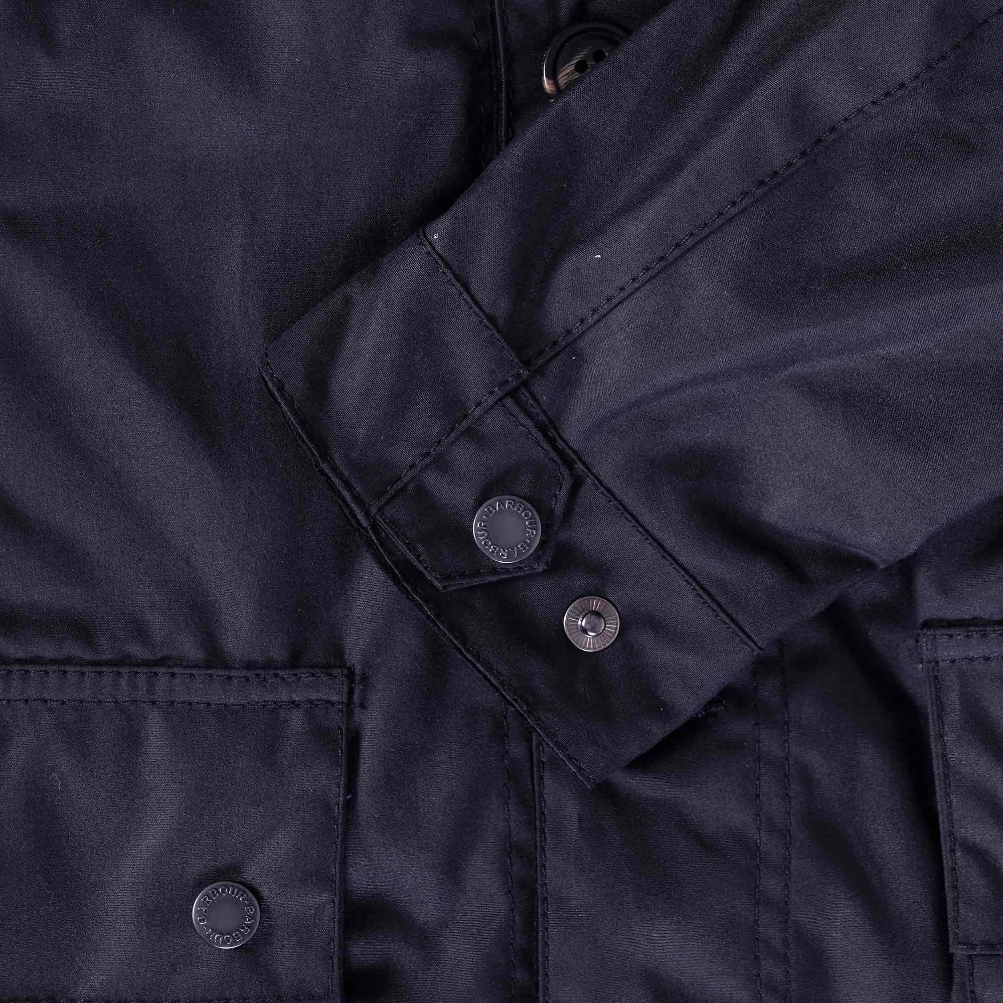 Barbour Century Wax Jacket - Navy