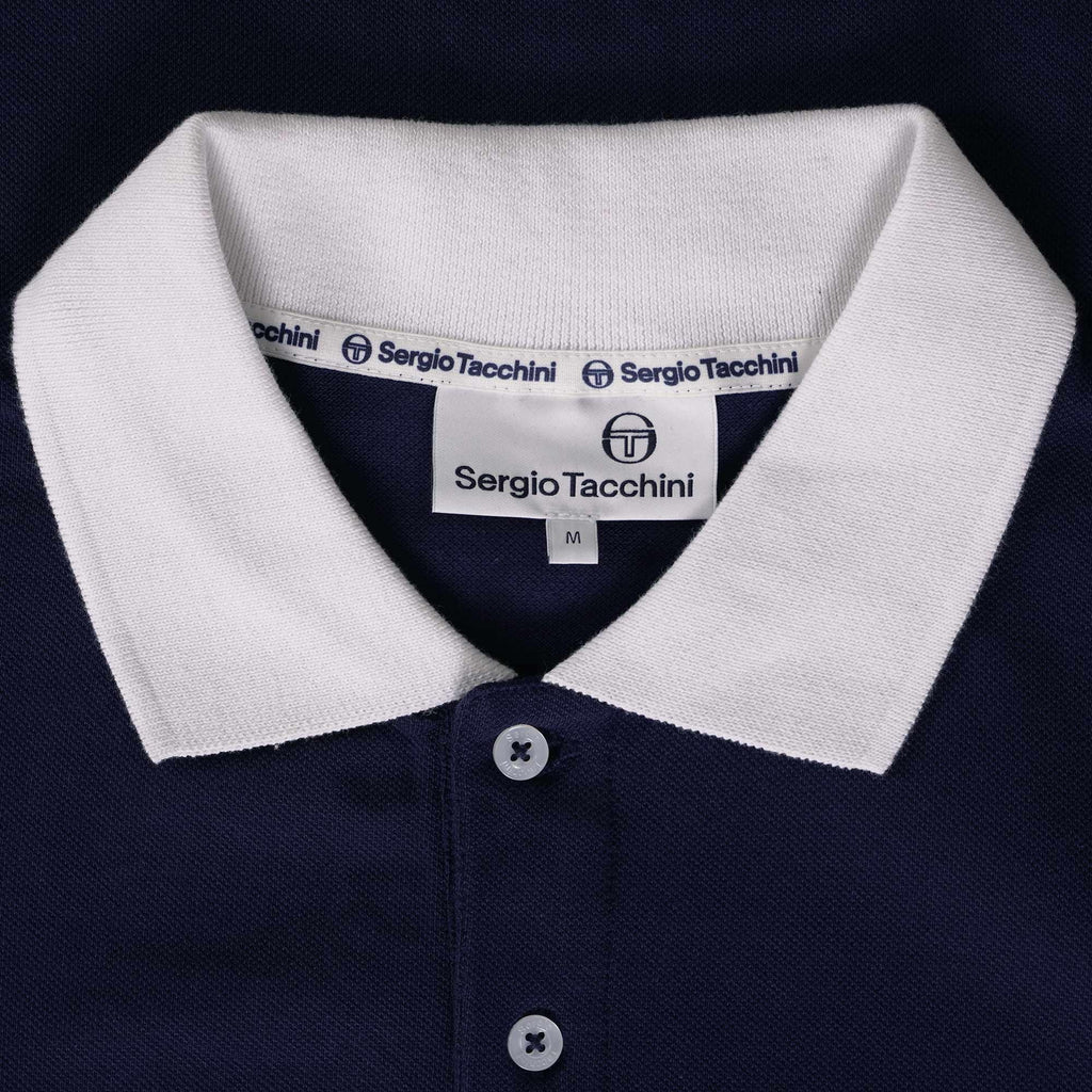Sergio Tacchini Supermac Polo Shirt - Maritime Blue