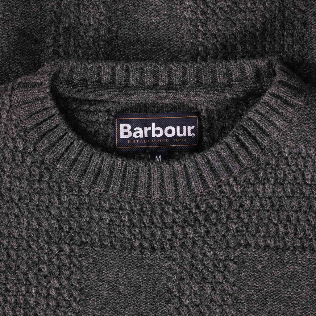 Barbour Townend Crew Jumper - Charcoal