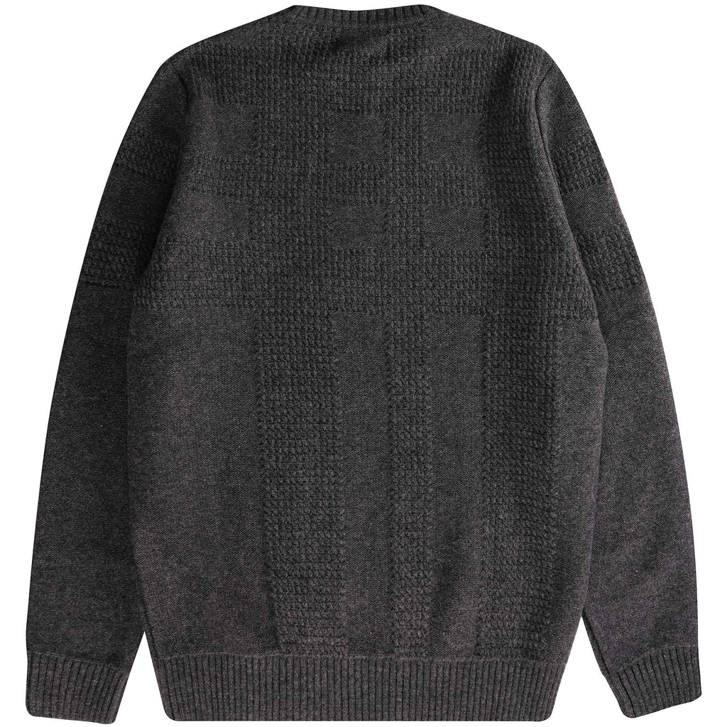 Barbour Townend Crew Jumper - Charcoal