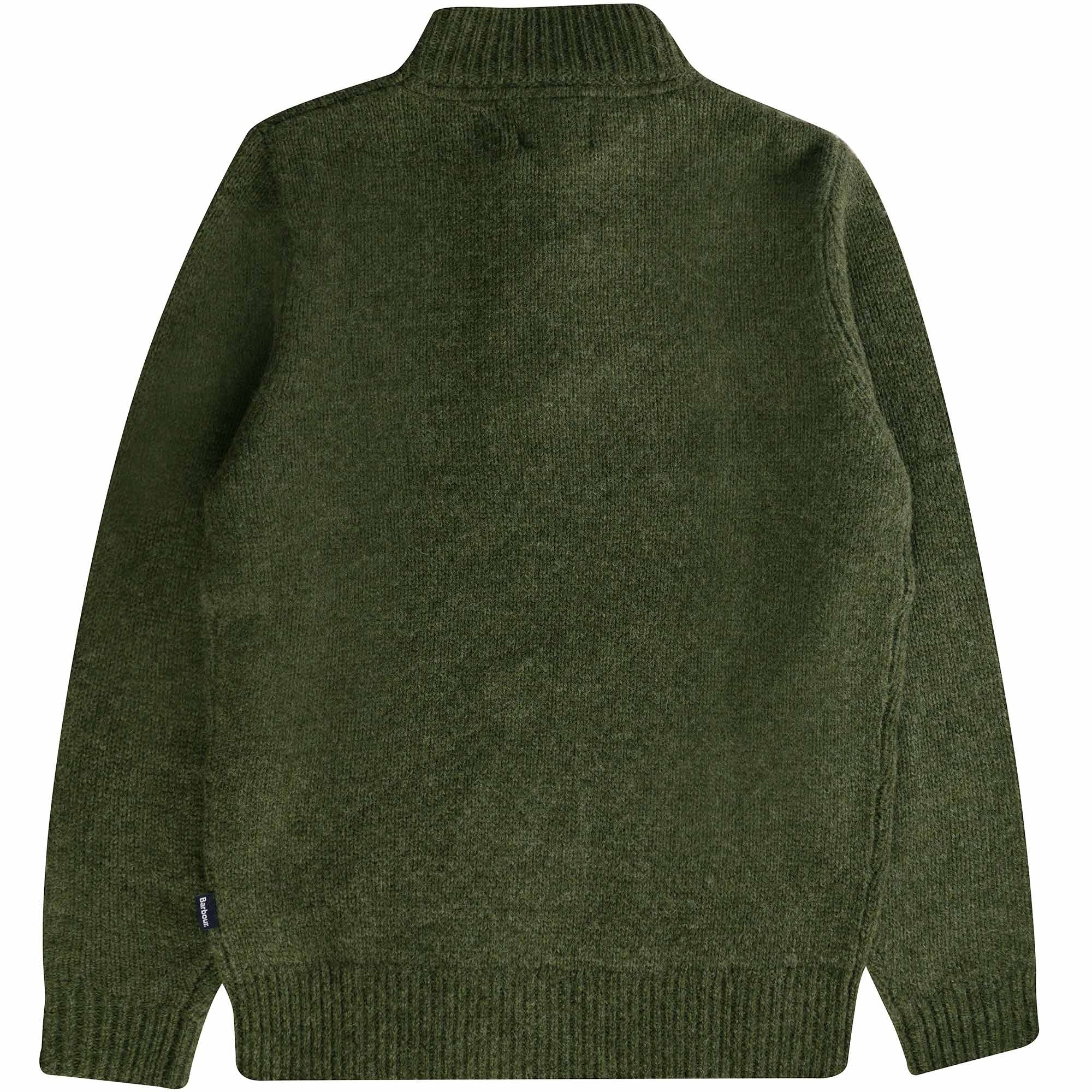 Barbour Calder Half Zip - Mid Olive