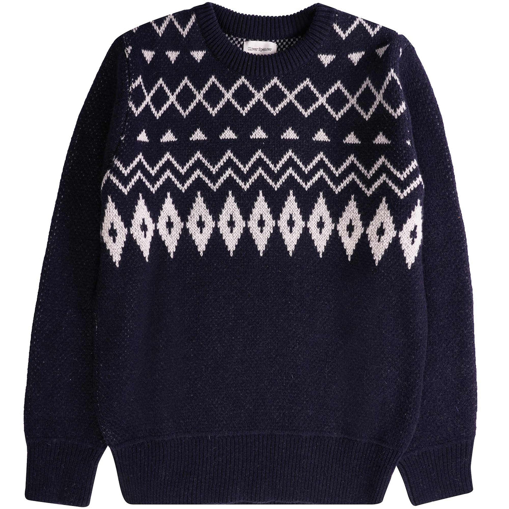 Oliver Spencer Blenheim Jumper - Milroy Navy