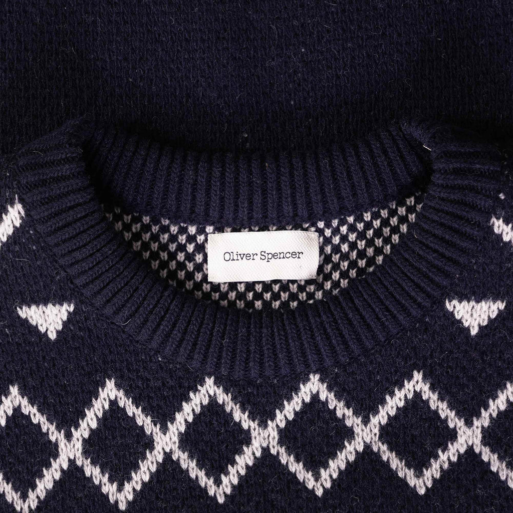 Oliver Spencer Blenheim Jumper - Milroy Navy