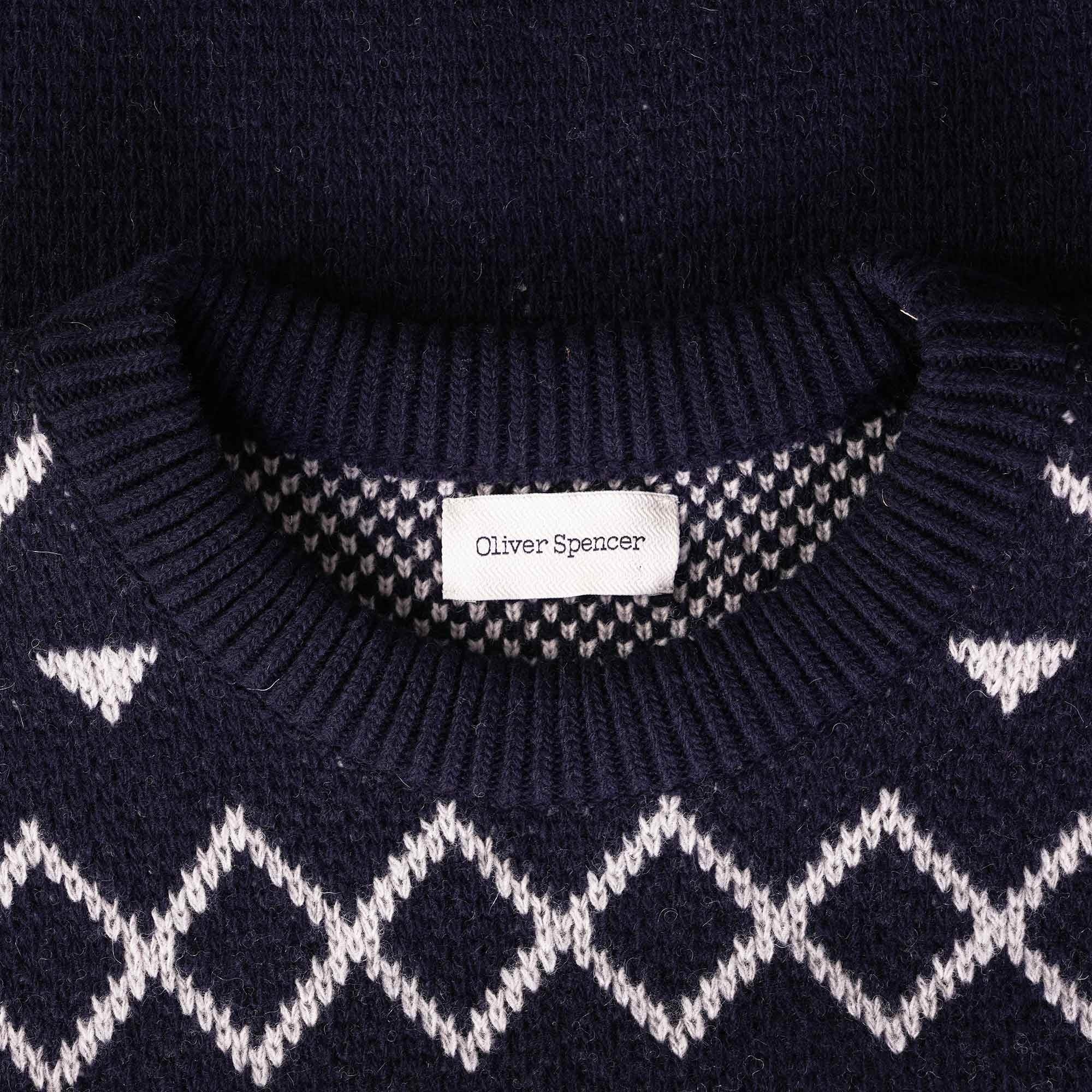 Oliver Spencer Blenheim Jumper - Milroy Navy