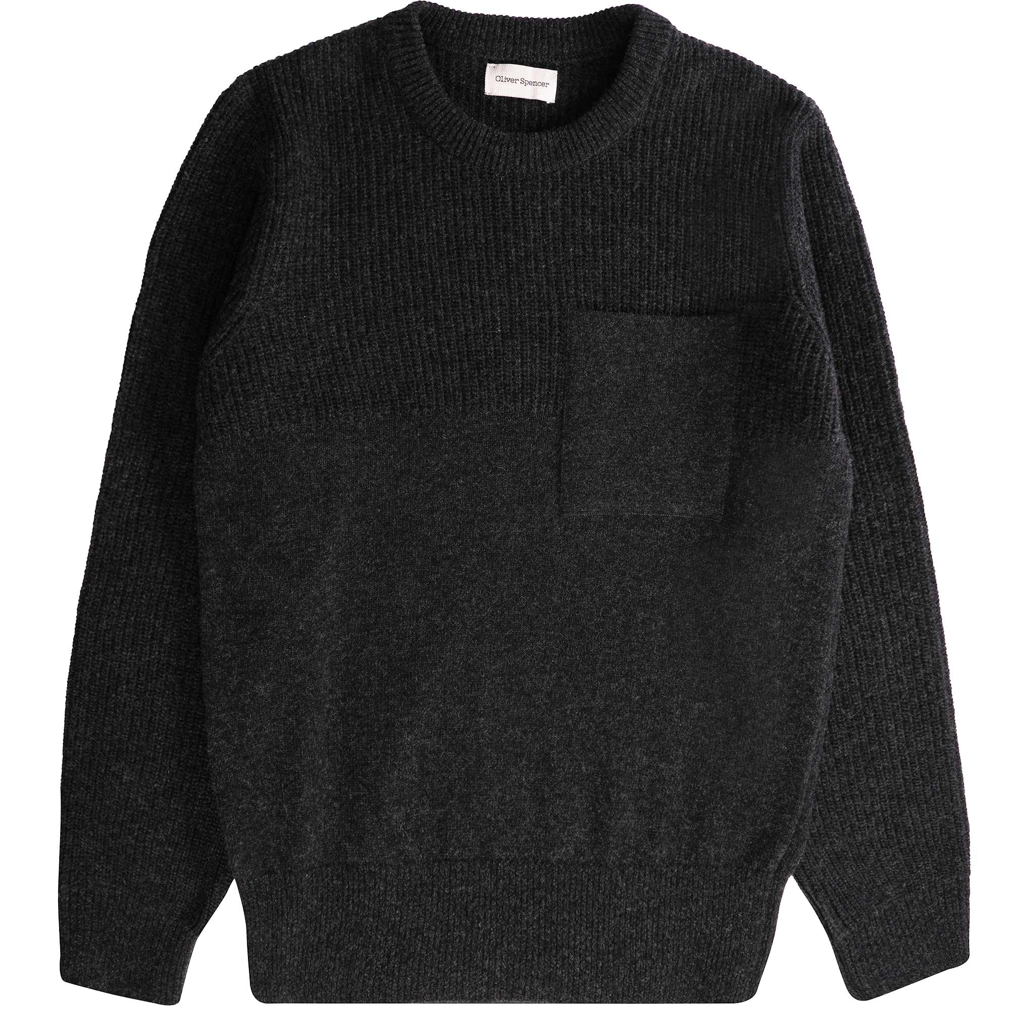 Oliver Spencer Blenheim Jumper - Birling Charcoal