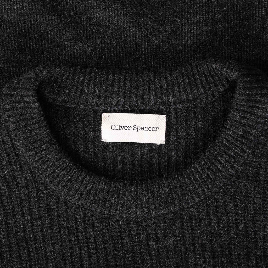Oliver Spencer Blenheim Jumper - Birling Charcoal