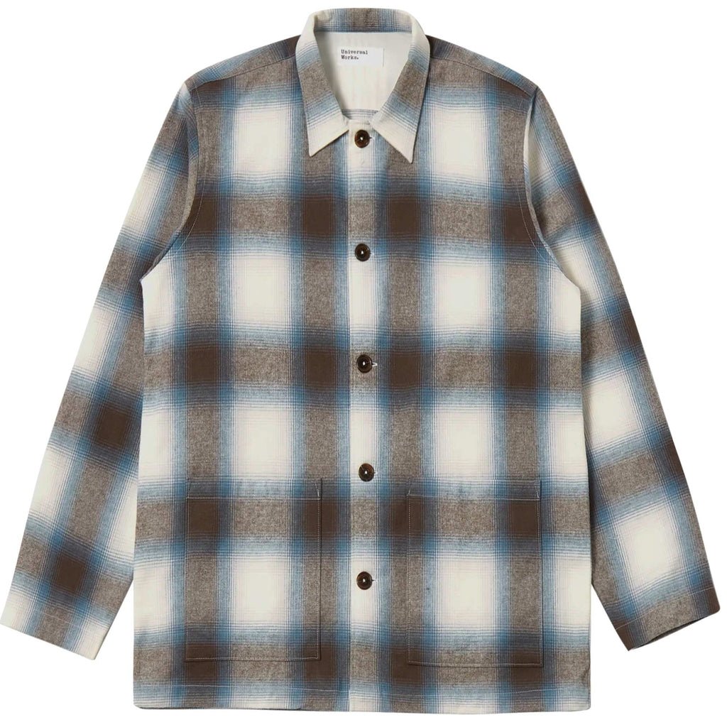 Universal Works Easy Overshirt - Navy/Blue