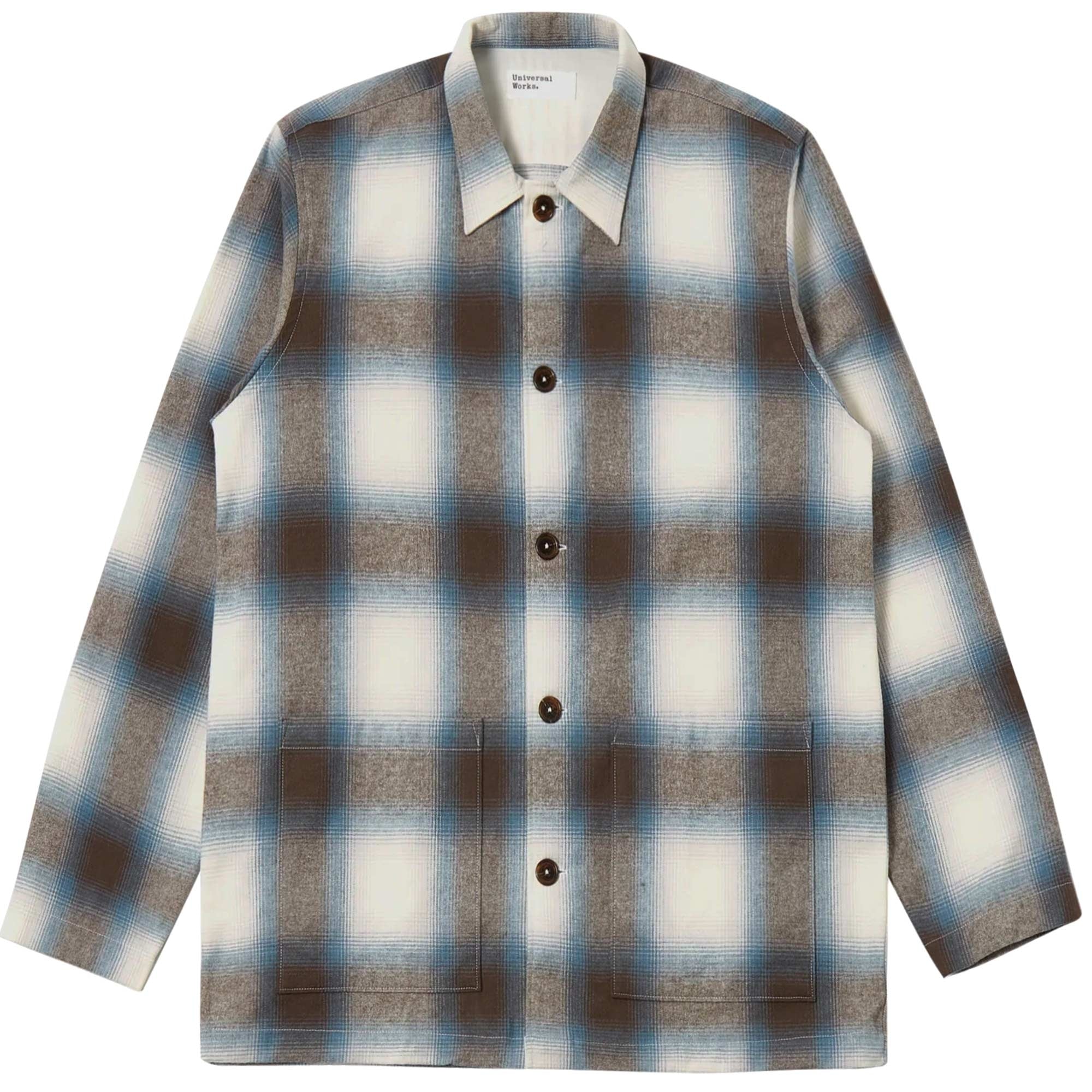 Universal Works Easy Overshirt - Navy/Blue