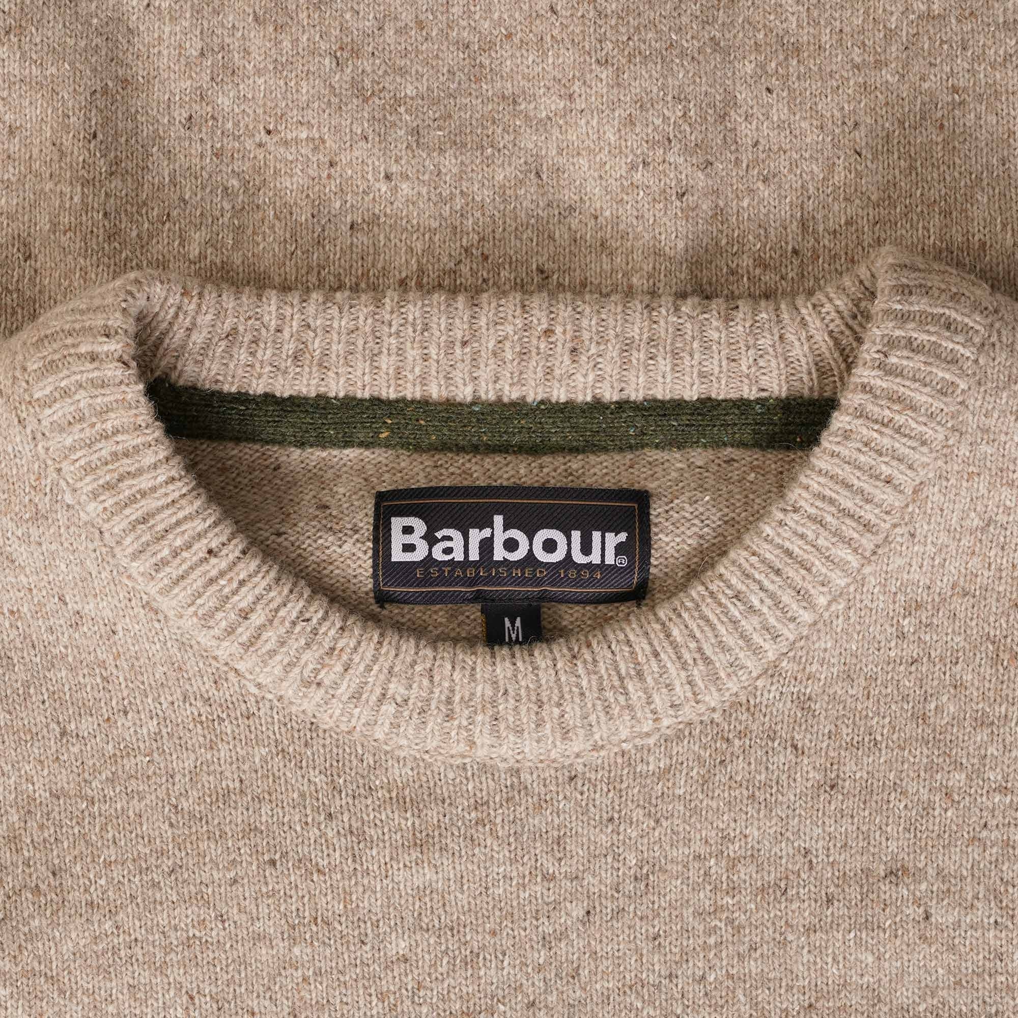 Barbour Tisbury Crew Neck Sweater - Stone