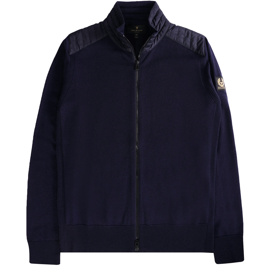 Belstaff Kelby Zip Cardigan - Navy