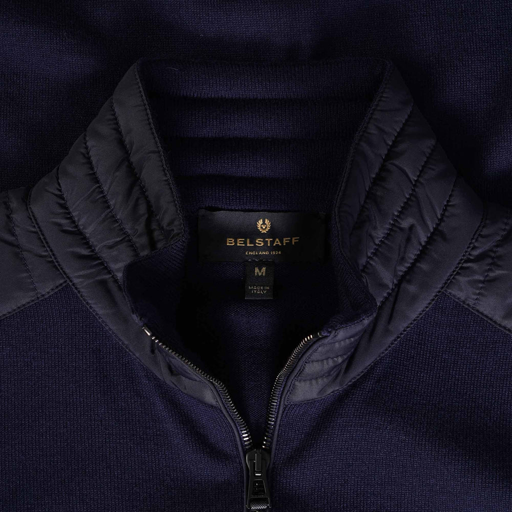 Belstaff Kelby Zip Cardigan - Navy