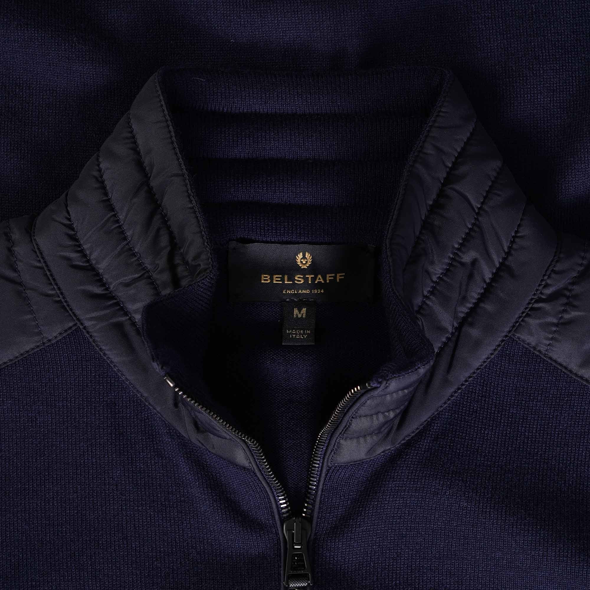 Belstaff Kelby Zip Cardigan - Navy