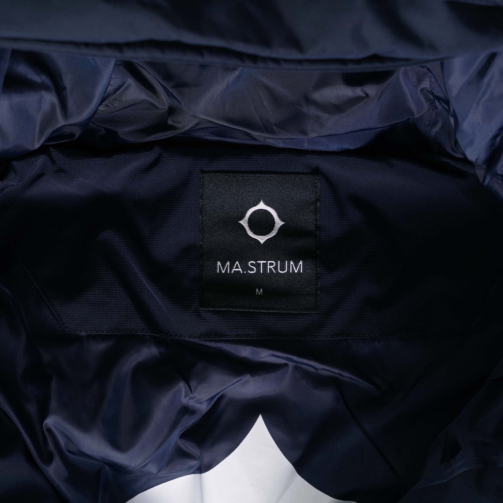 Ma Strum Long Down Coat - Ink Navy