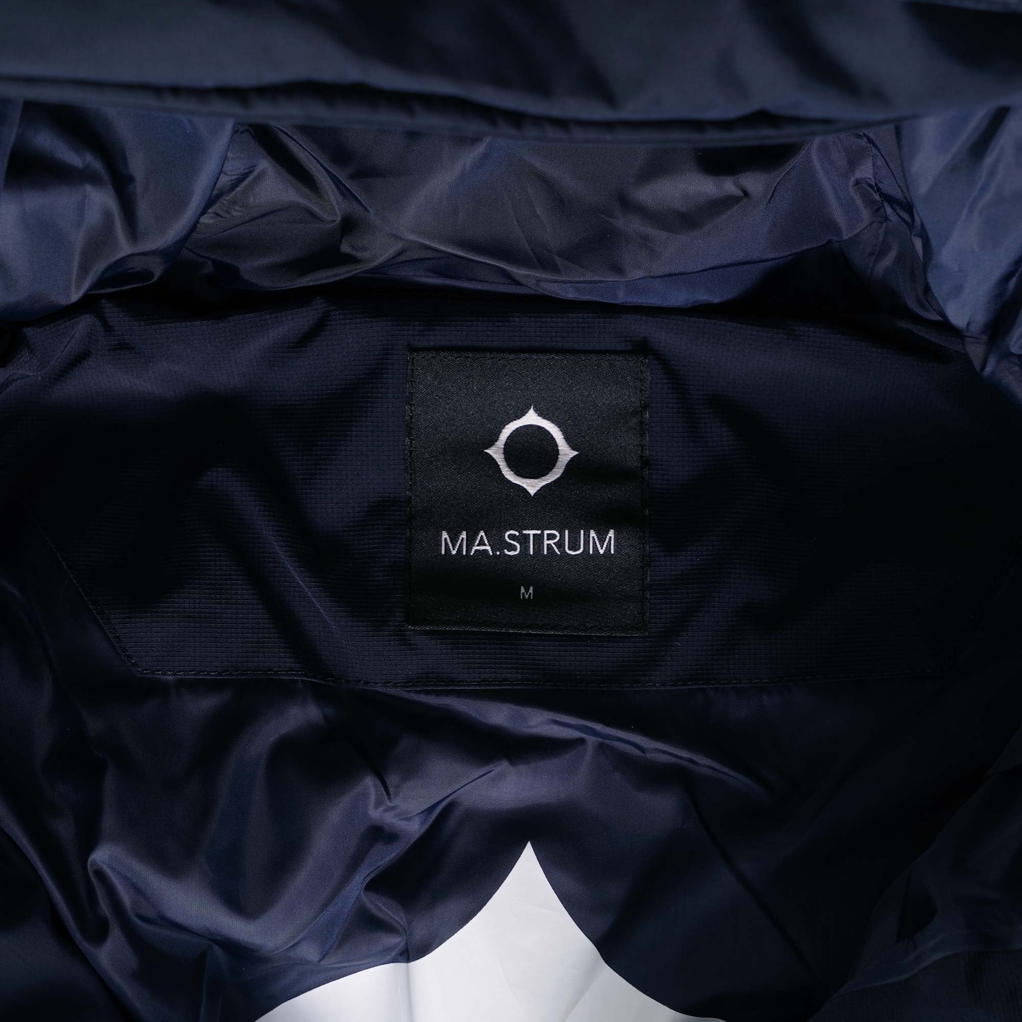 Ma Strum Long Down Coat - Ink Navy