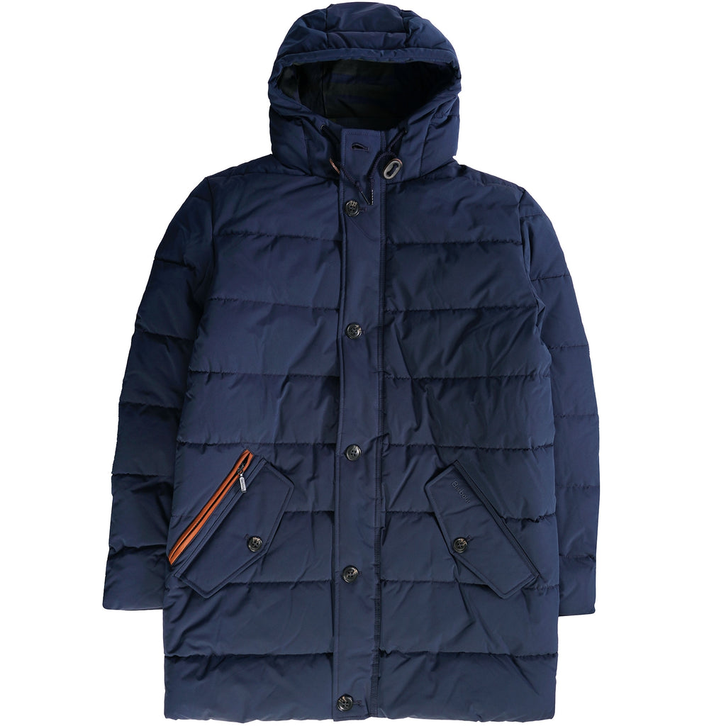 Barbour Chelsea Baffle Quilted Jacket - Navy