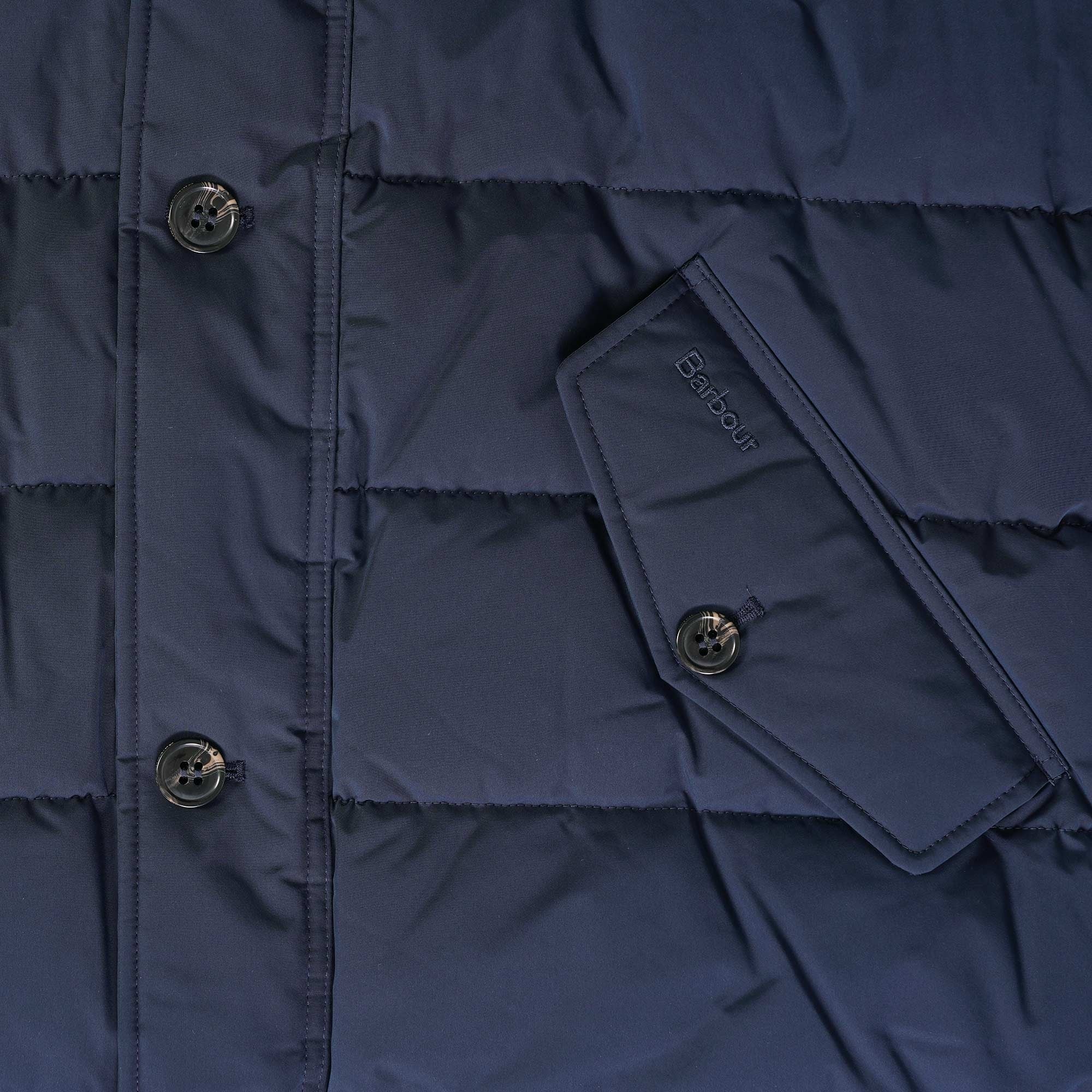 Barbour Chelsea Baffle Quilted Jacket - Navy