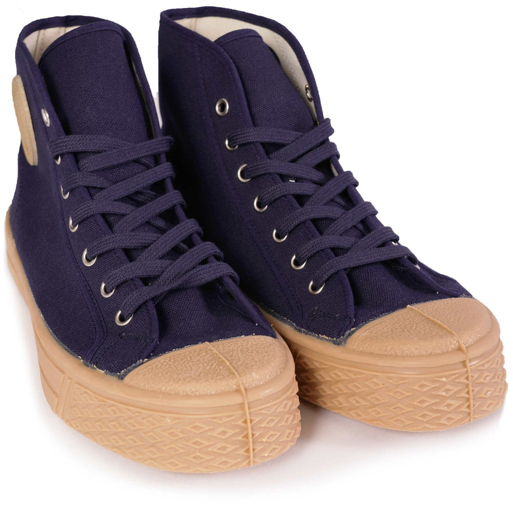 US Rubber Company Military Gum High Top - Navy