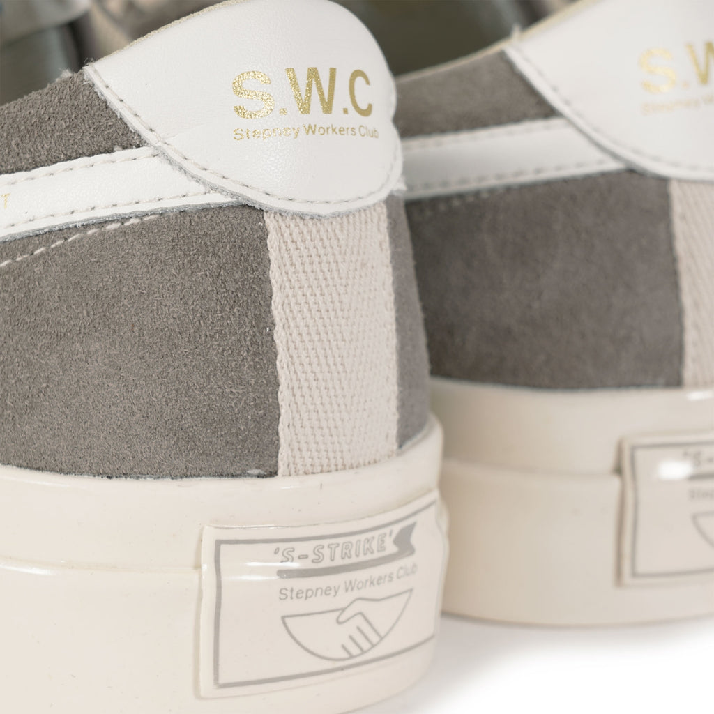 Stepney Workers Club Dellow S-Strike Suede - Grey/White