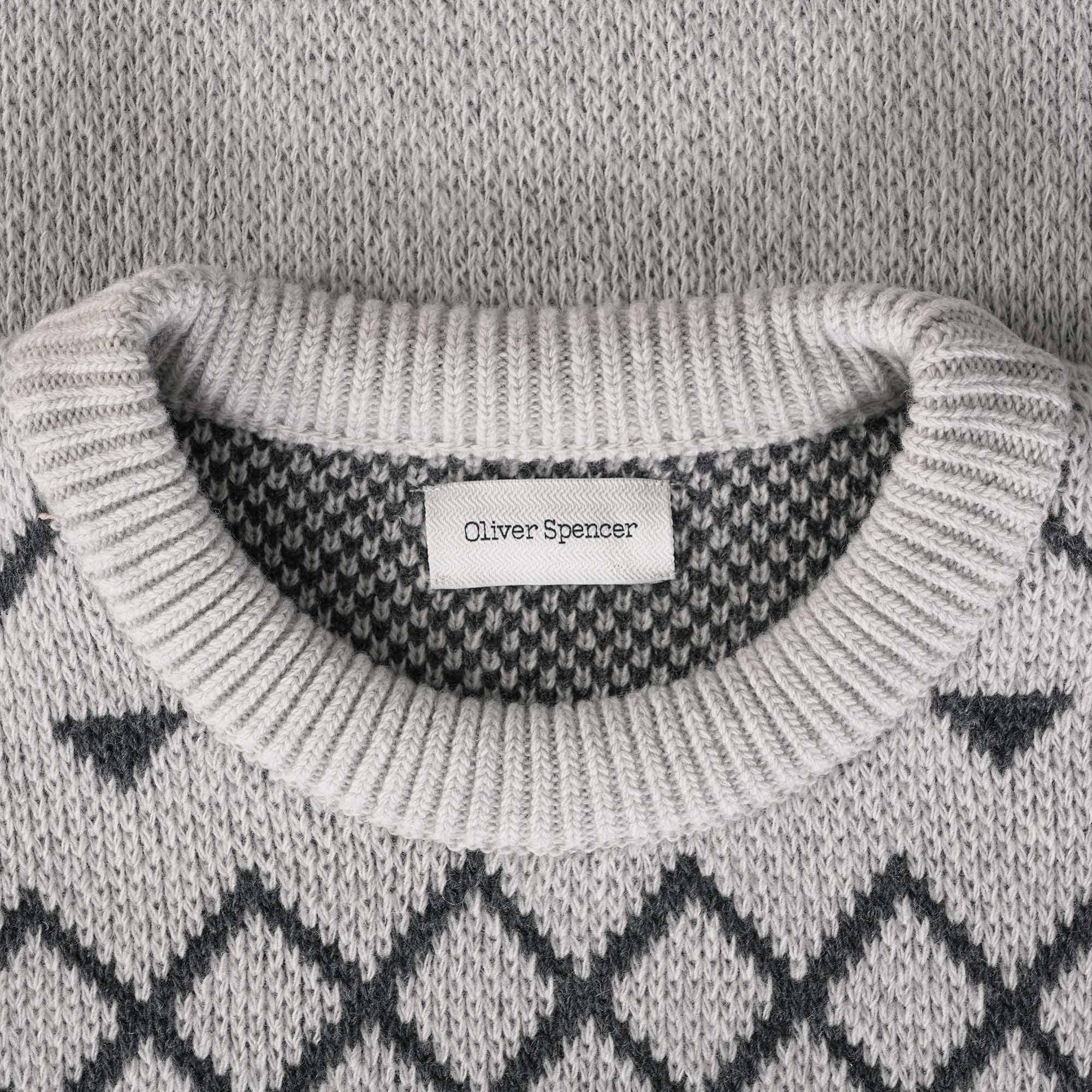 Oliver Spencer Blenheim Jumper - Light Grey