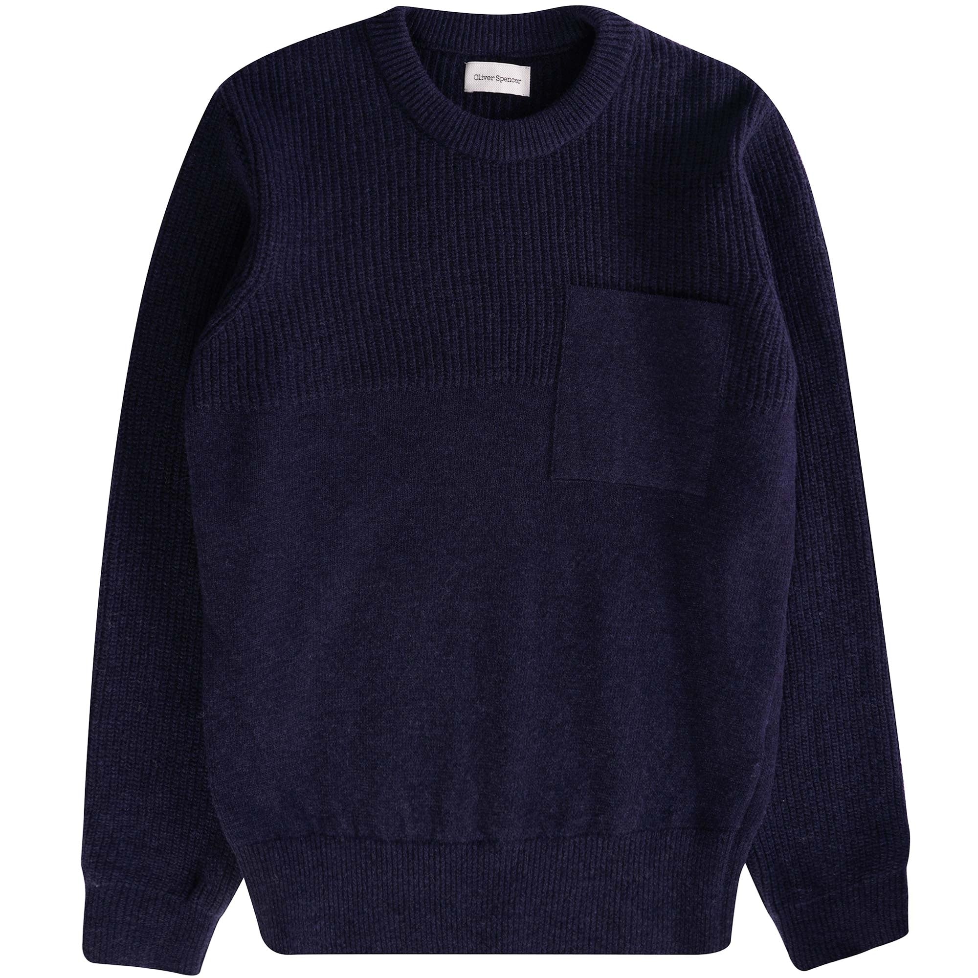 Oliver Spencer Blenheim Jumper Birling  - Navy