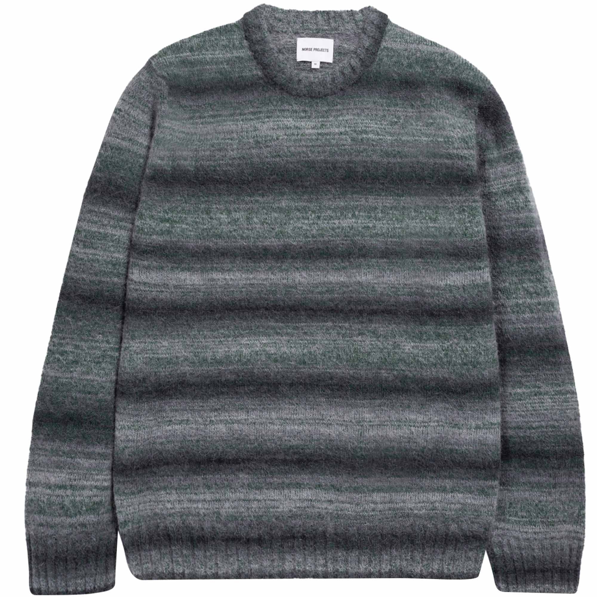 Norse Projects Sigfred Space Dye Jumper - Medium Grey