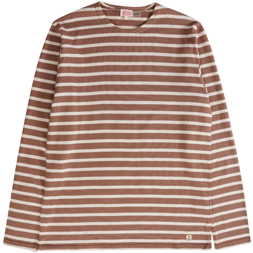 Armor Lux Heritage Striped T-Shirt - Praline