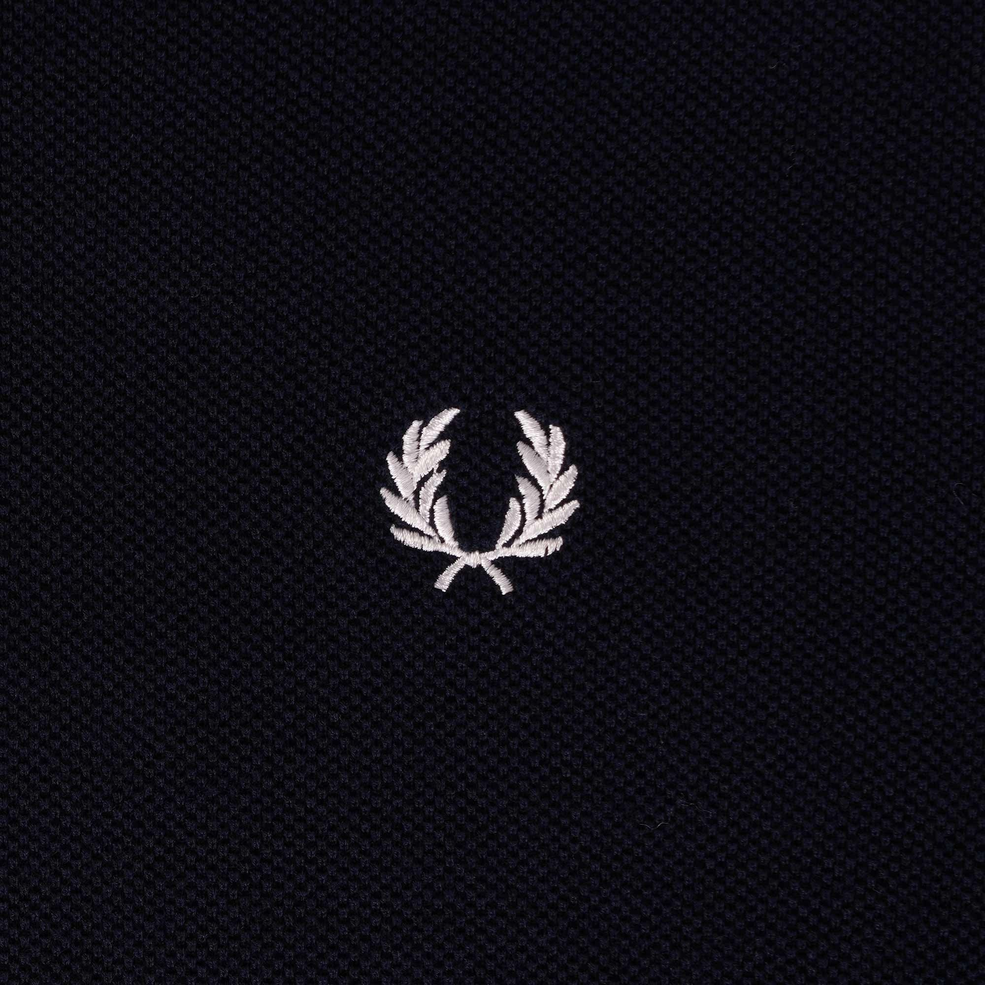 Fred Perry Bold Cuff Knitted T-Shirt - Navy