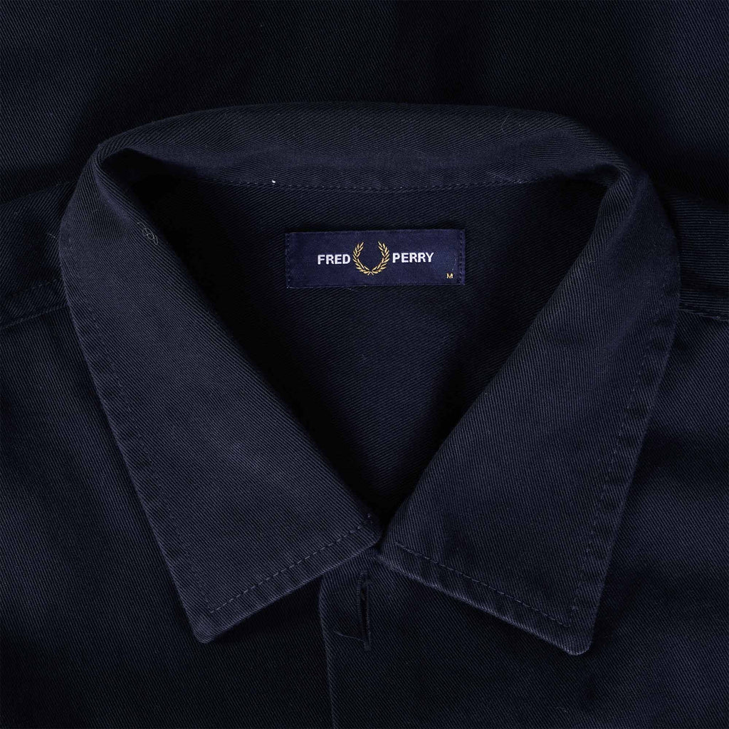 Fred Perry Twill Overshirt - Navy