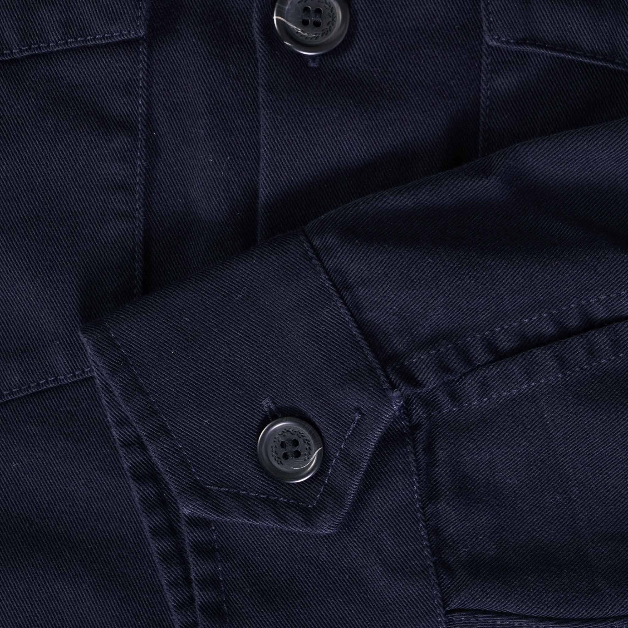 Fred Perry Twill Overshirt - Navy