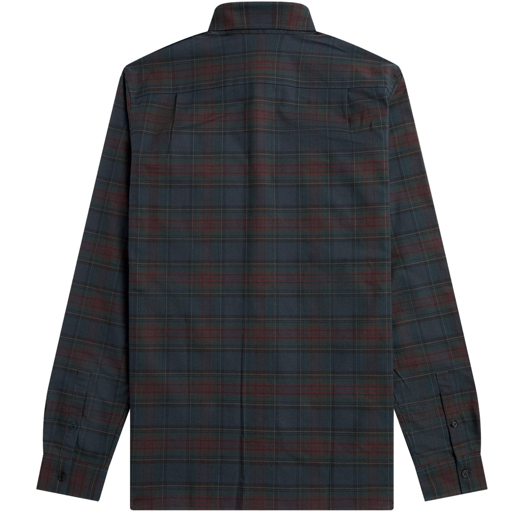 Fred Perry Tartan Shirt - Navy