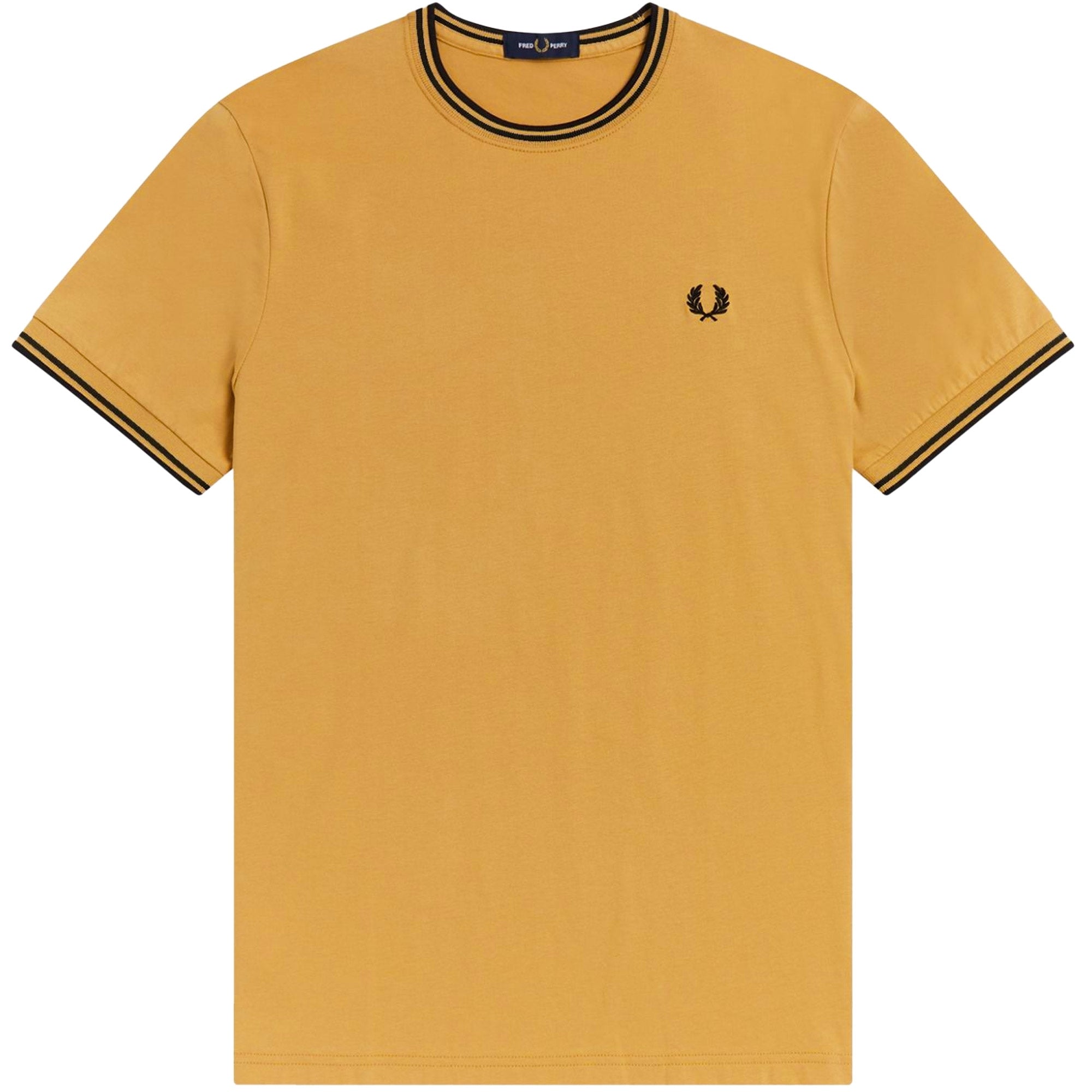 Fred Perry Twin Tipped T-Shirt - Golden